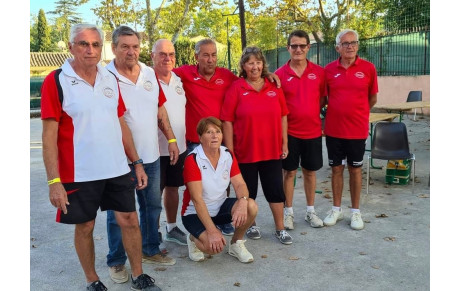 Vainqueurs à VALERGUES contre nos amis de BALLARUC