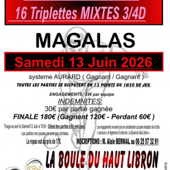 Triple mixte Magalas